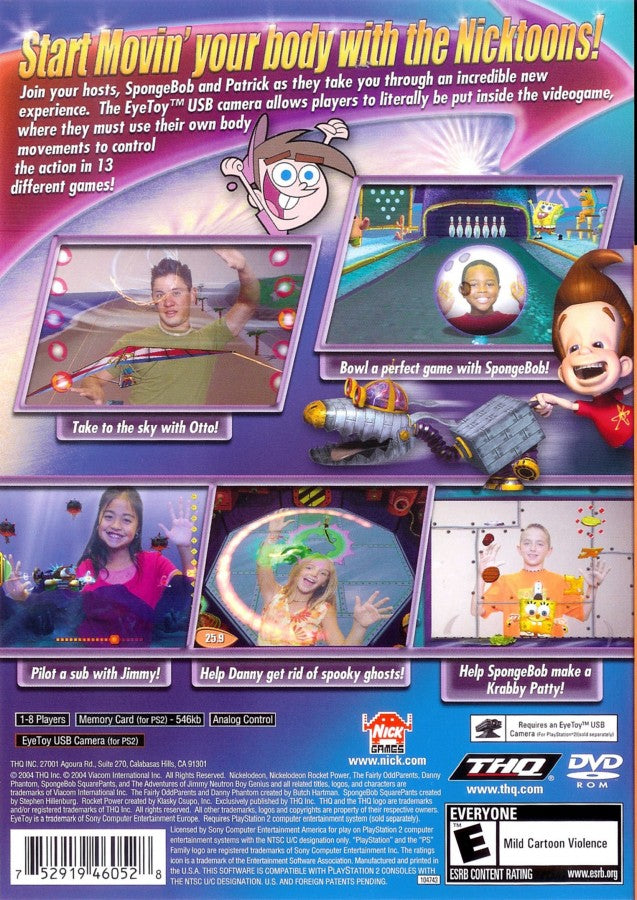 Nicktoons Movin' – PlayStation 2 (PS2)