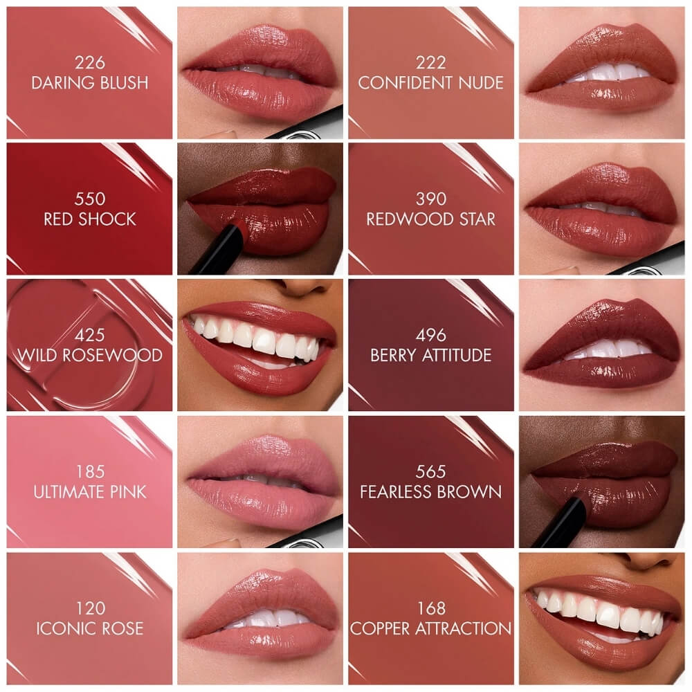 Dior Rouge Shock Shine 496 High-Shine Lipstick for Radiant Lips