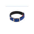 Doca Woven Soft Blue Dog Collar for Comfort 40cm