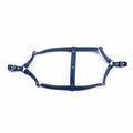 Doggie Ronin Leather Dog Harness Royal Blue 1.5x45 cm