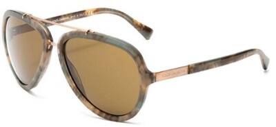 Dolce & Gabbana 4218 2801/73 Square Metal Sunglasses 58mm