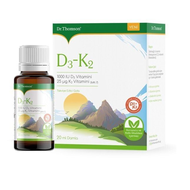 Dr.Thomson Vitamin D3K2 Drops for Bone, 20 ml