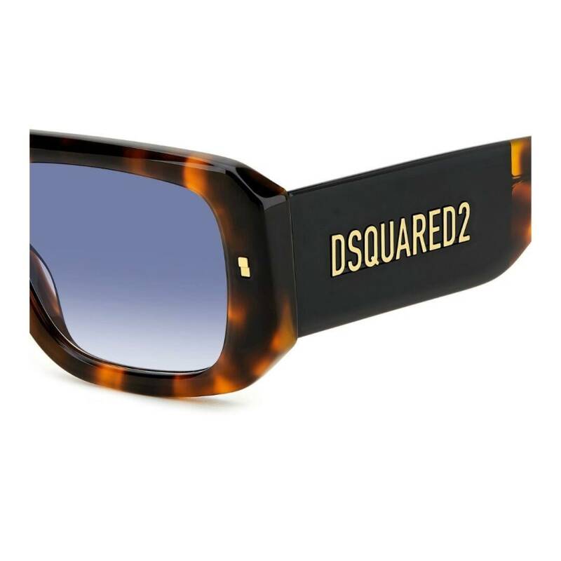 Dsquared2 D2 0107/S Dark Blue Square Men's Sunglasses 1 Pair