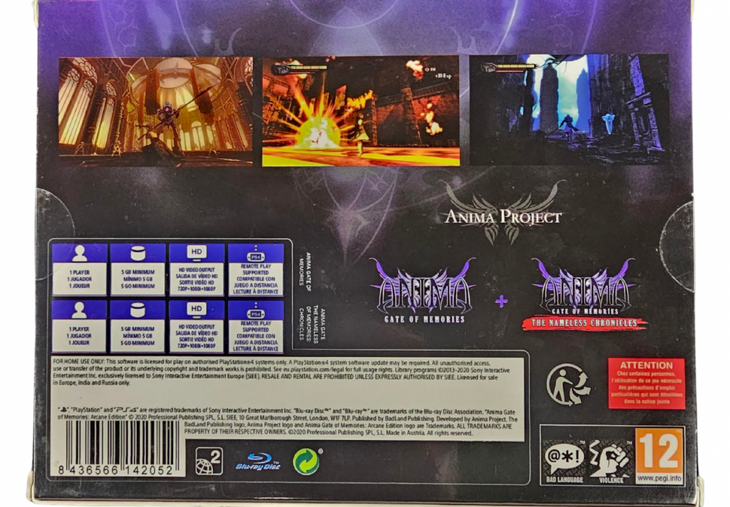 Anima: Gate of Memories Beyond [Arcane Edition PAL] – PlayStation 4 (PS4)