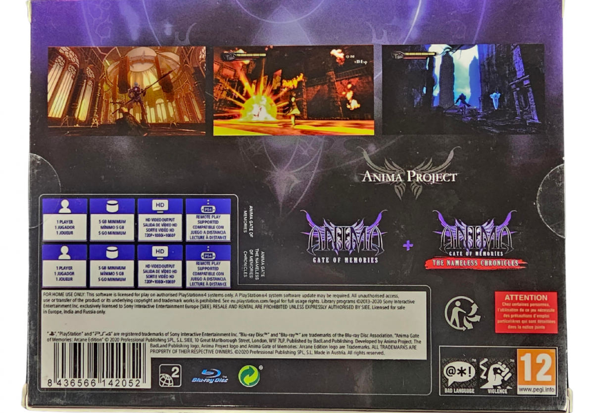 Anima: Gate of Memories Beyond [Arcane Edition PAL] – PlayStation 4 (PS4)