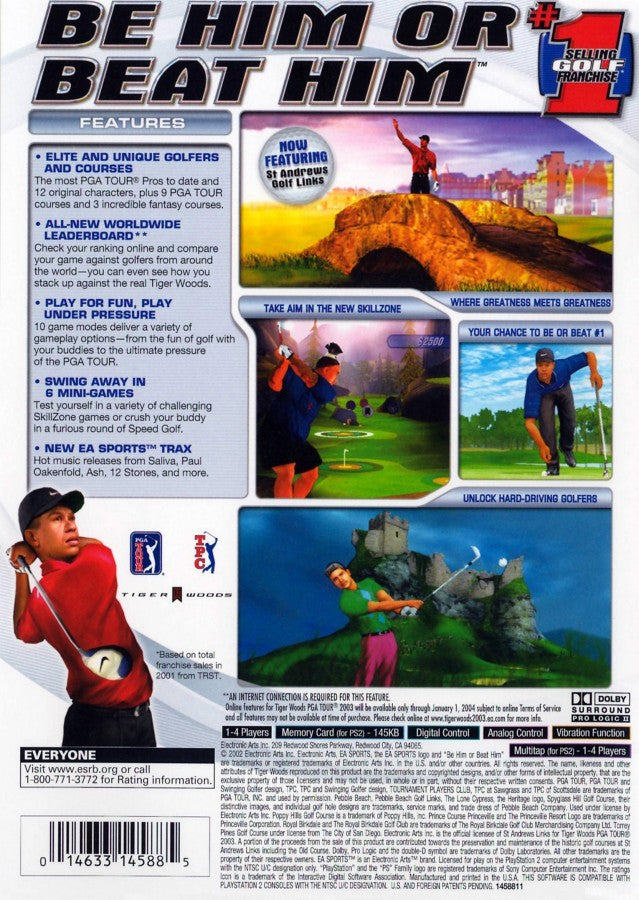 Tiger Woods PGA Tour 2003 – PlayStation 2 (PS2)