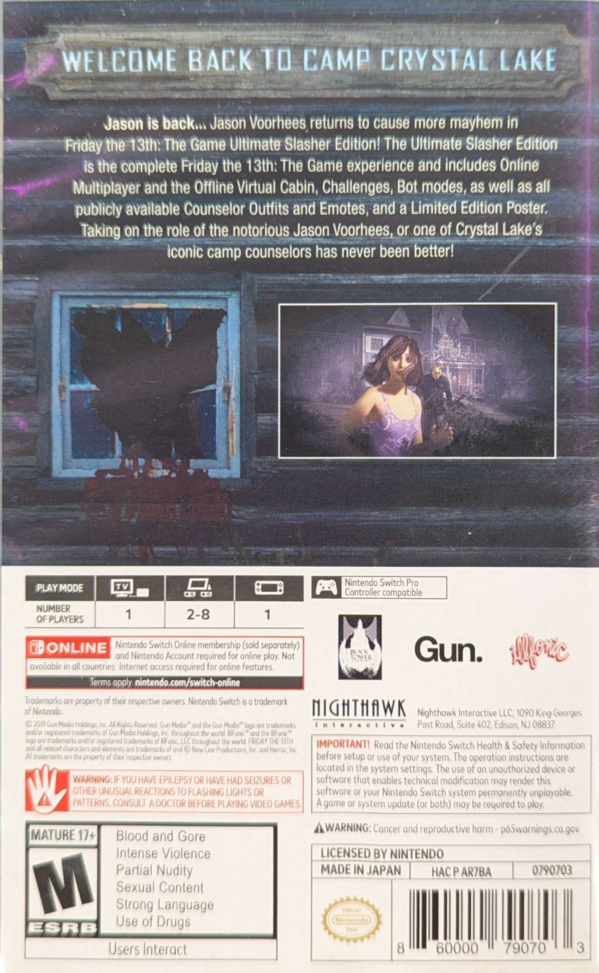 Friday the 13th [Ultimate Slayer Edition] – Nintendo Switch (NS)