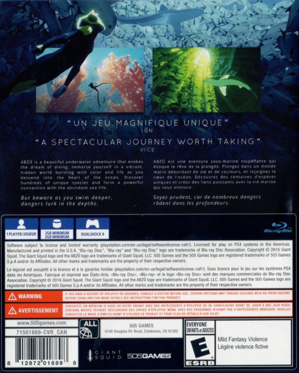 Abzu – PlayStation 4 (PS4)