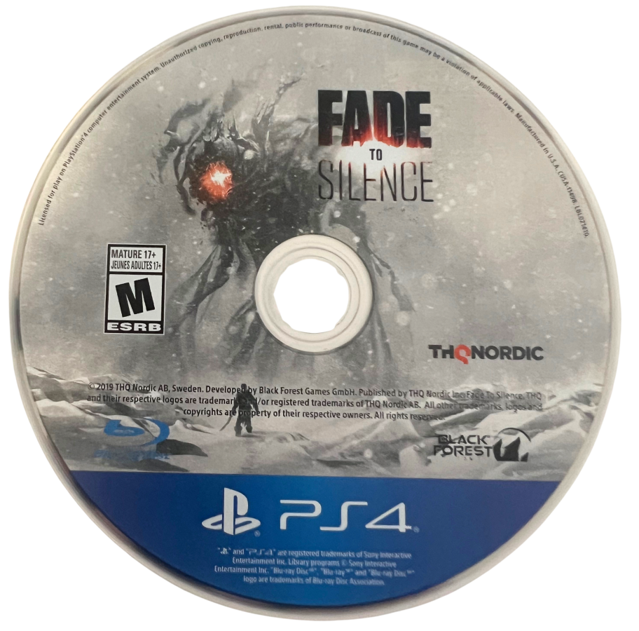 Fade to Silence – PlayStation 4 (PS4)
