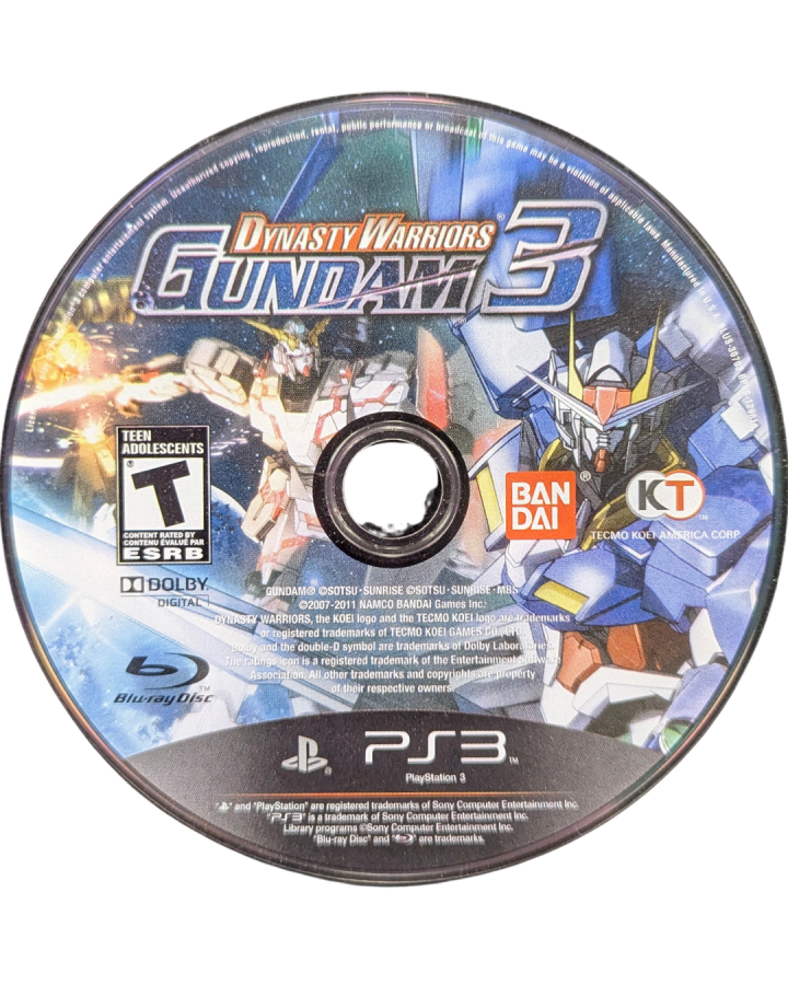 Dynasty Warriors: Gundam 3 — PlayStation 3 (PS3)