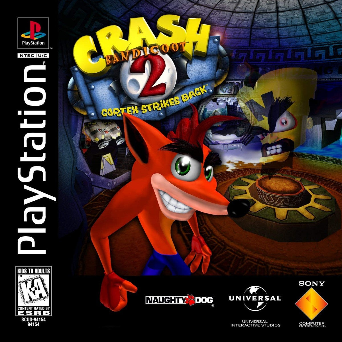 Crash Bandicoot 2: Cortex Strikes Back – PlayStation 1 (PS1)
