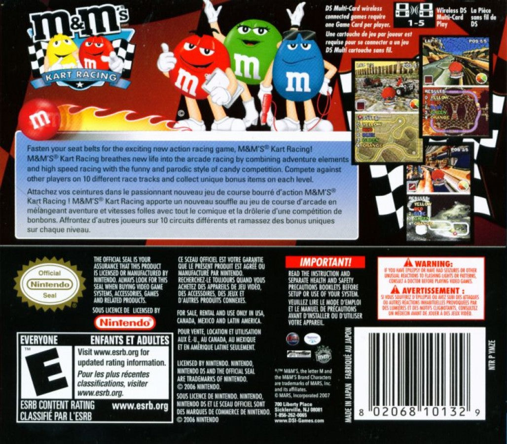 M&M's Kart Racing — Nintendo DS (DS)