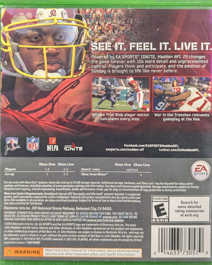 Madden NFL 25 – Xbox One (XONE)