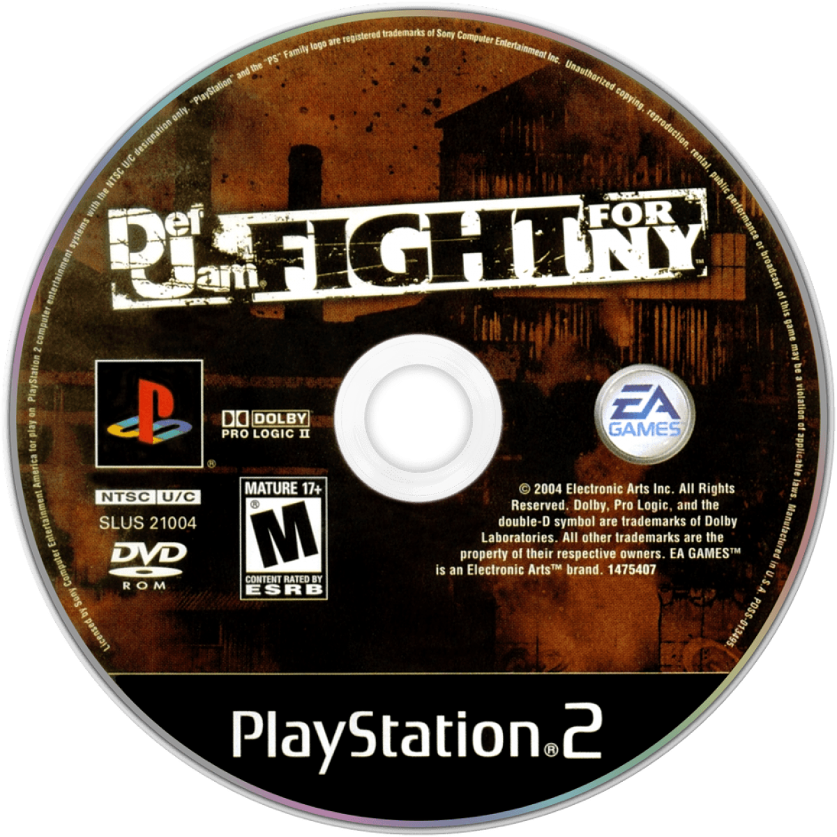 Def Jam: Fight for New York – PlayStation 2 (PS2)