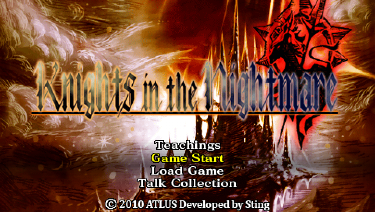 Knights in the Nightmare  – PlayStation Portable (PSP)