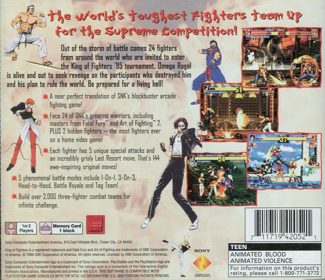 King of Fighters 95 – PlayStation 1 (PS1)