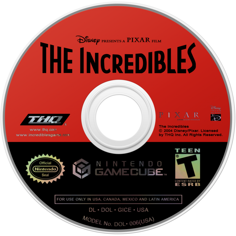 Disney Pixar The Incredibles [Player's Choice] – GameCube (GC)