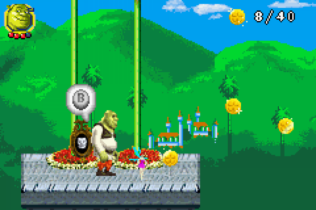Shrek 2: Beg for Mercy – Game Boy Advance (GBA)