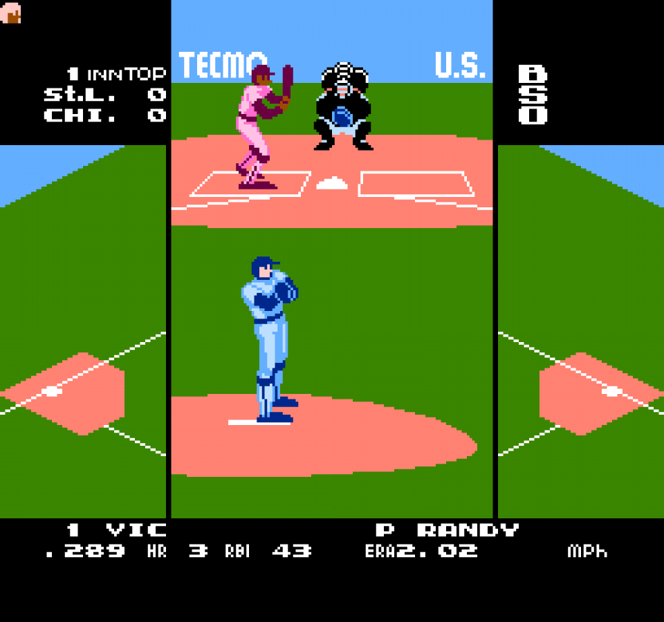 Tecmo Baseball – Nintendo Entertainment System (NES)