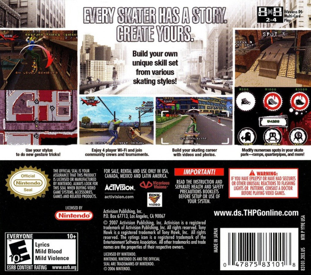 Tony Hawk: Proving Ground — Nintendo DS (DS)