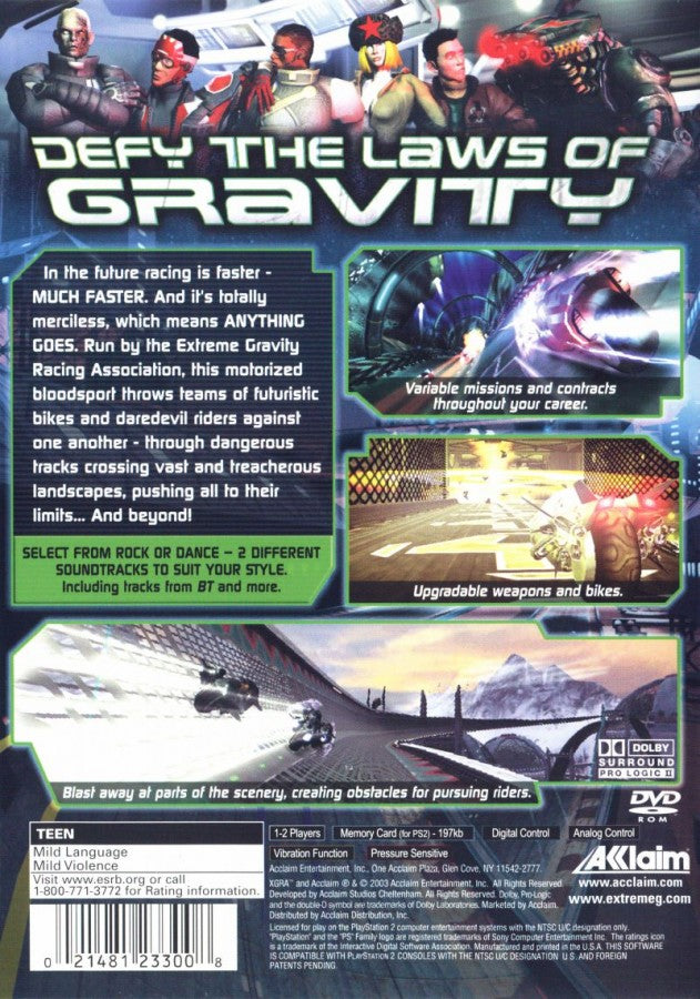 XGRA: Extreme G Racing Association – PlayStation 2 (PS2)