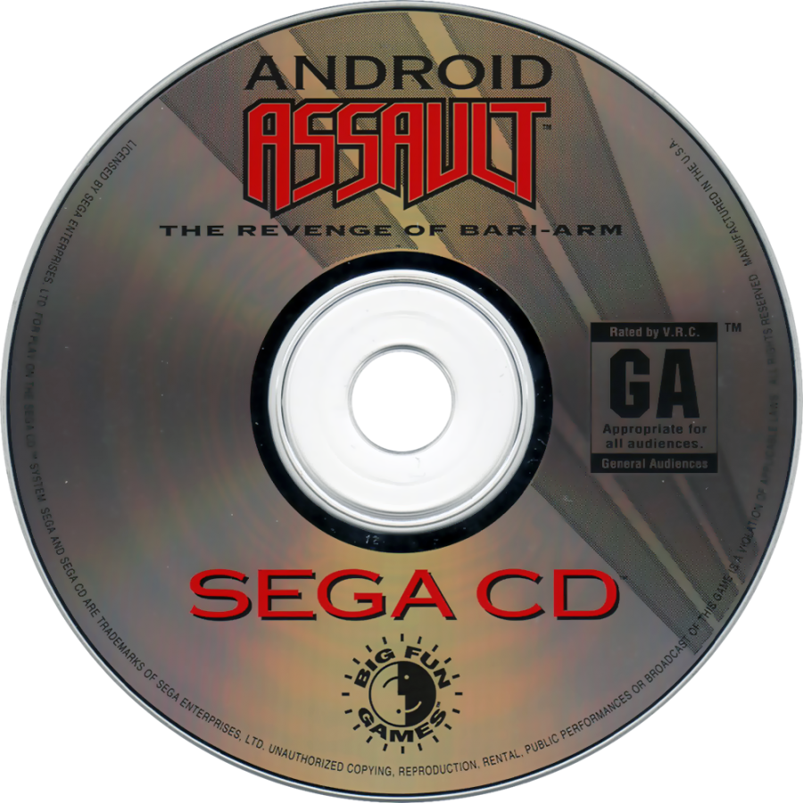 Android Assault – Sega CD (SCD)