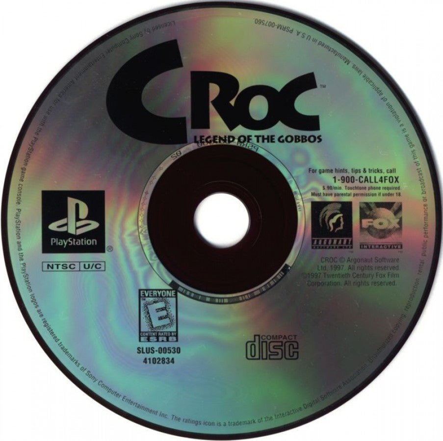 Croc: Legends of the Gobbos [Greatest Hits] – PlayStation 1 (PS1)