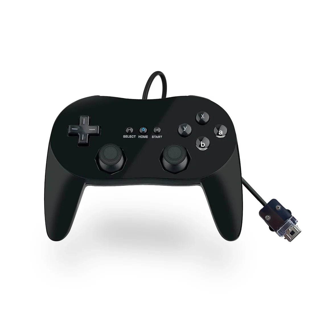 Wired Classic Controller Pro Style [Black] – Nintendo Wii Accessory (Wii)