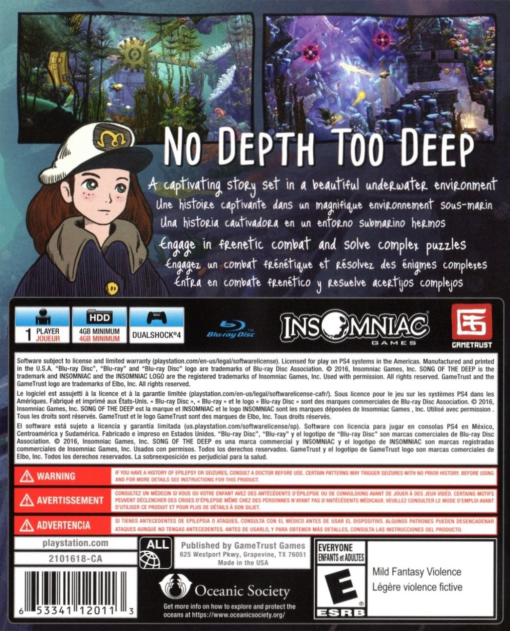 Song of the Deep – PlayStation 4 (PS4)