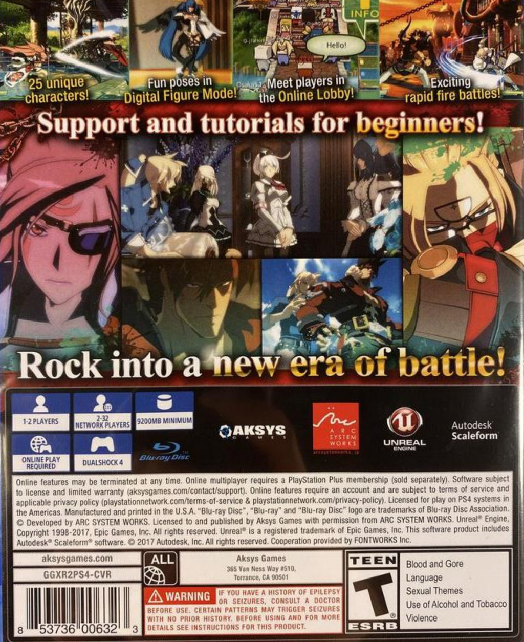 Guilty Gear Xrd: Rev 2 — PlayStation 4 (PS4)