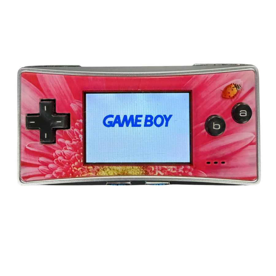 Nintendo GameBoy Micro [Lady Bug Face Plate] – Scratch & Scuff Condition
