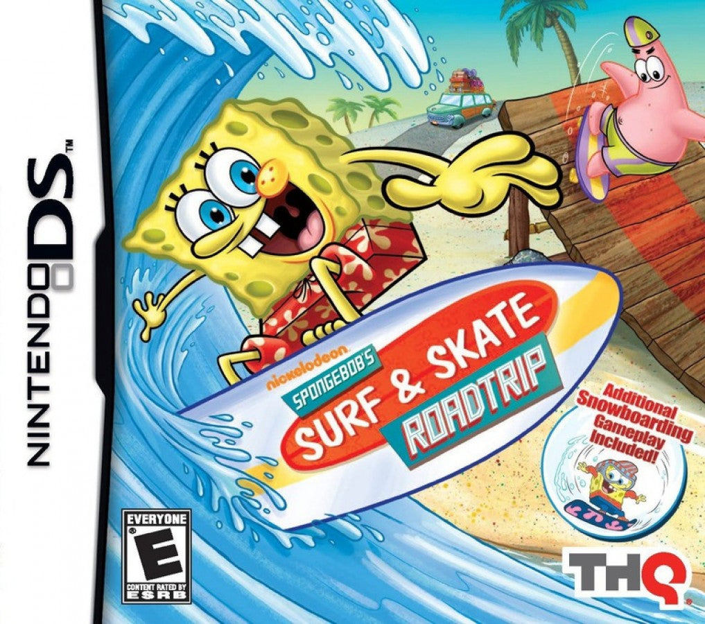 Spongebob Squarepants: Surf & Skate Roadtrip — Nintendo DS (DS)