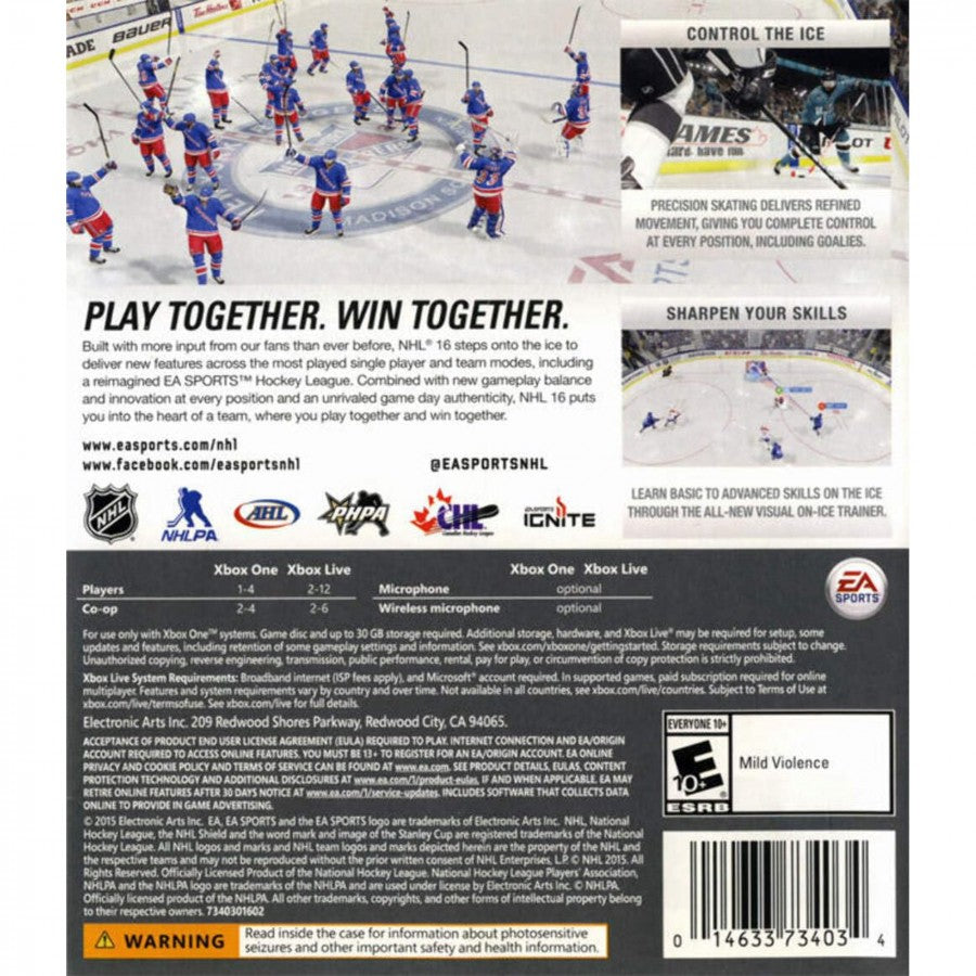 NHL 16 – Xbox One (XONE)