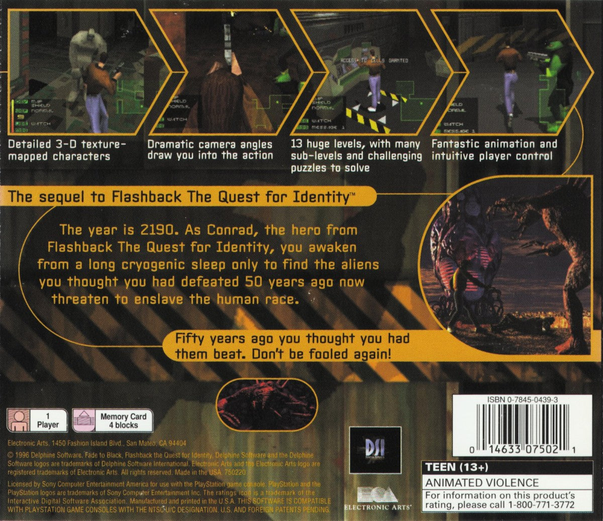 Fade to Black – PlayStation 1 (PS1)