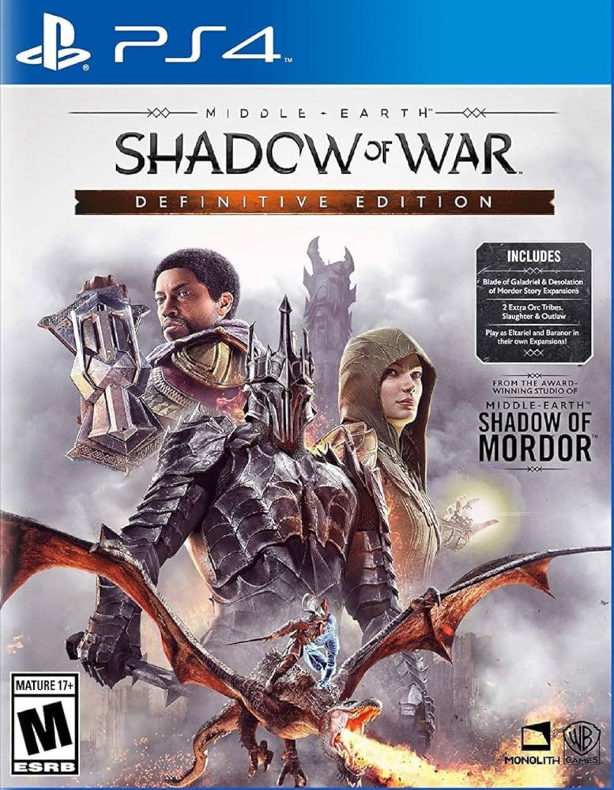 Middle Earth: Shadow of War [Definitive Edition] – PlayStation 4 (PS4)