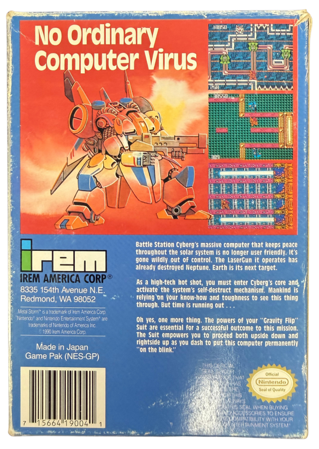 Metal Storm [CIB] – Nintendo Entertainment System (NES)