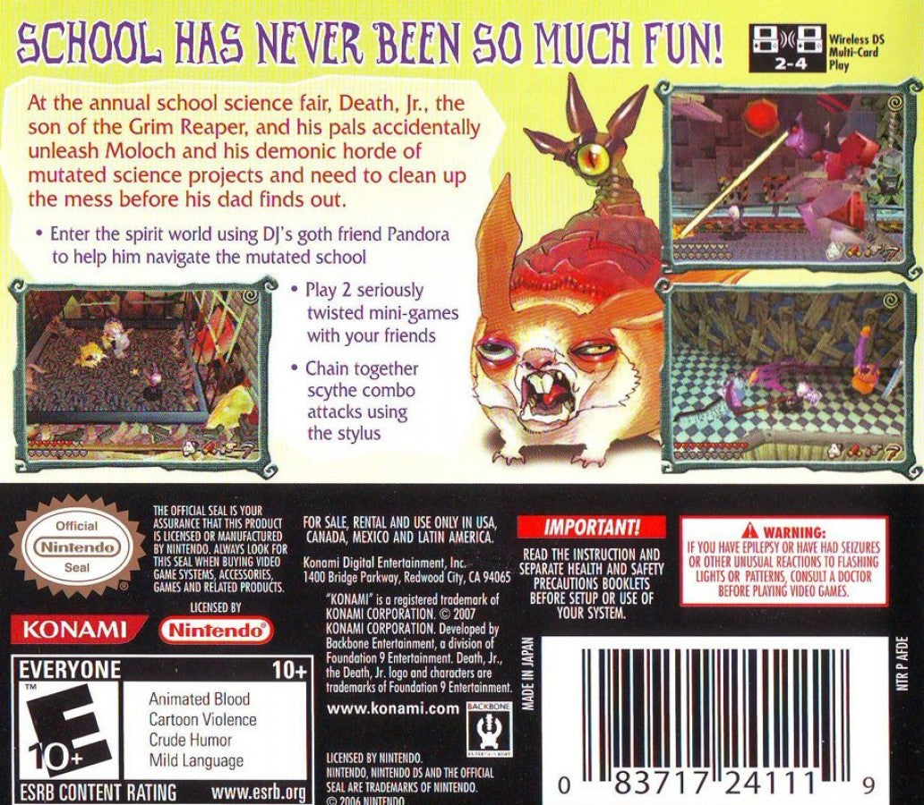 Death Jr & the Science Fair of Doom – Nintendo DS (DS)
