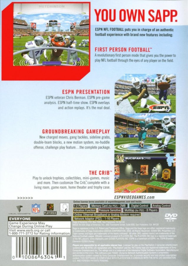 ESPN NFL Football – PlayStation 2 (PS2)