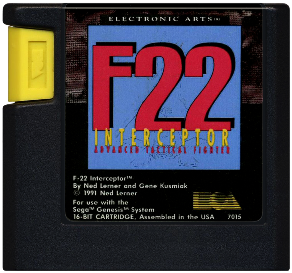 F-22 Interceptor: Advanced Tactical Fighter – Sega Genesis (GEN)