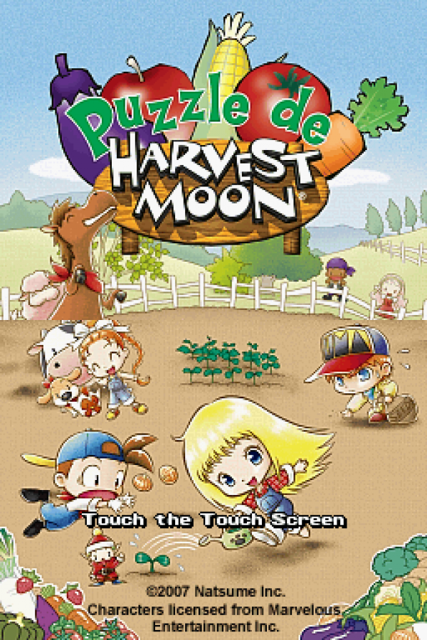 Puzzle de Harvest Moon  – Nintendo DS (DS)