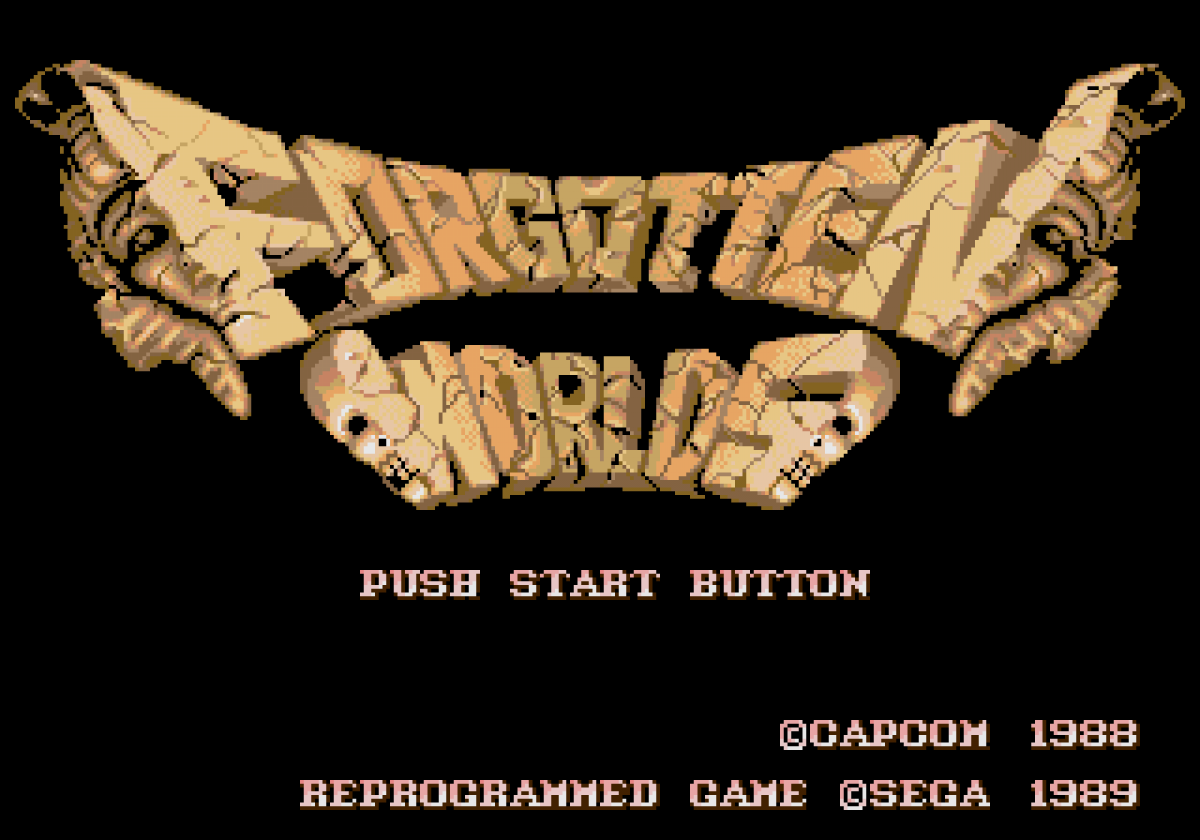 Forgotten Worlds – Sega Genesis (GEN)