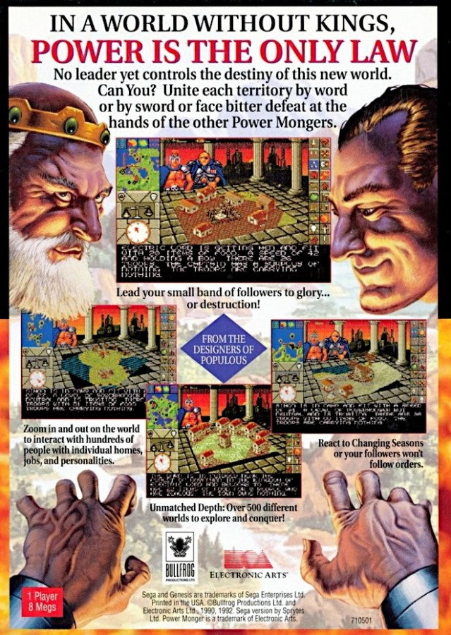 Powermonger – Sega Genesis (GEN)