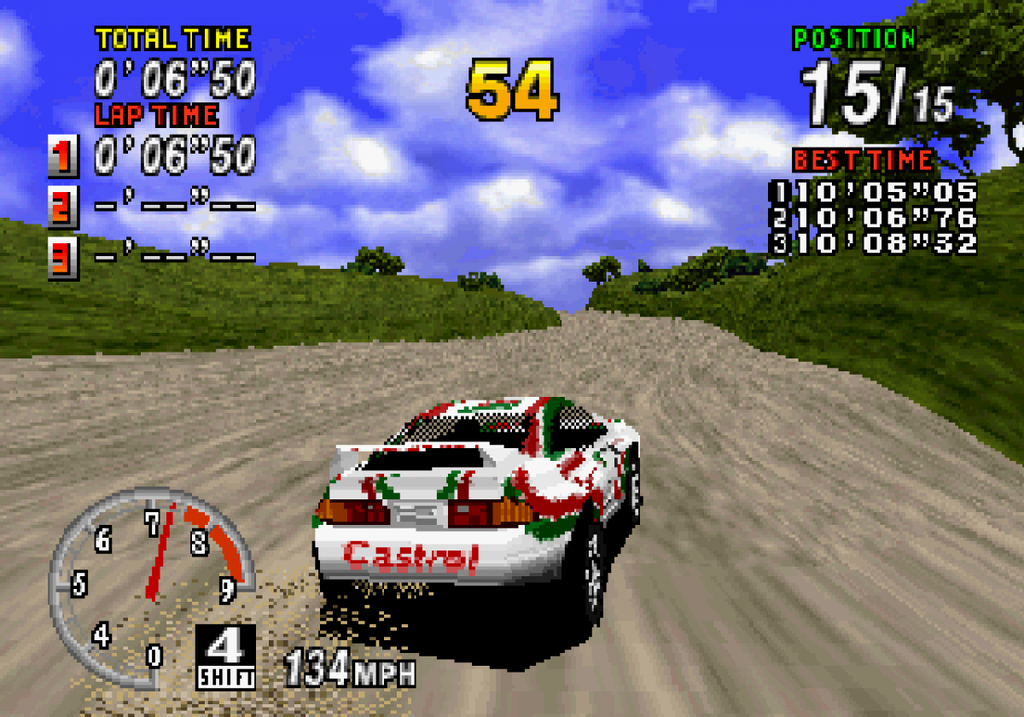 Sega Rally Championship – Sega Saturn (SS)