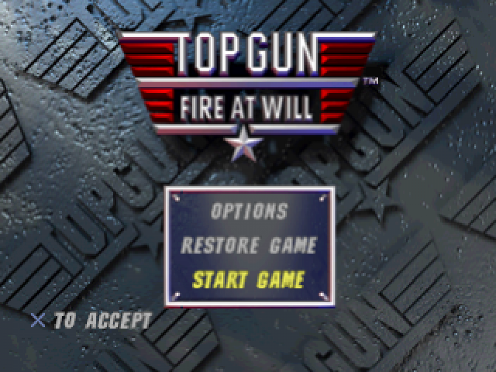 Top Gun: Fire at Will! [Long Box] – PlayStation 1 (PS1)