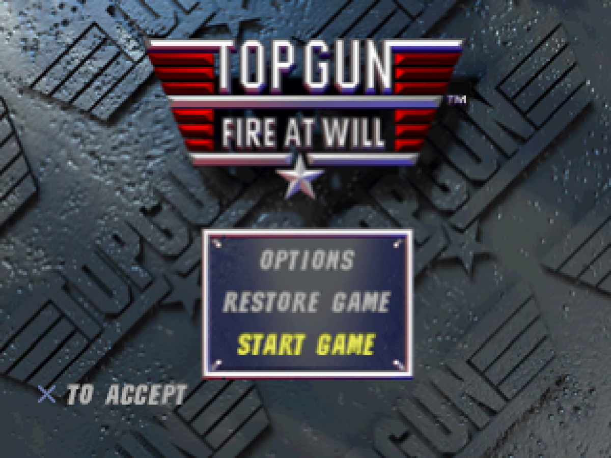 Top Gun: Fire at Will! [Long Box] – PlayStation 1 (PS1)