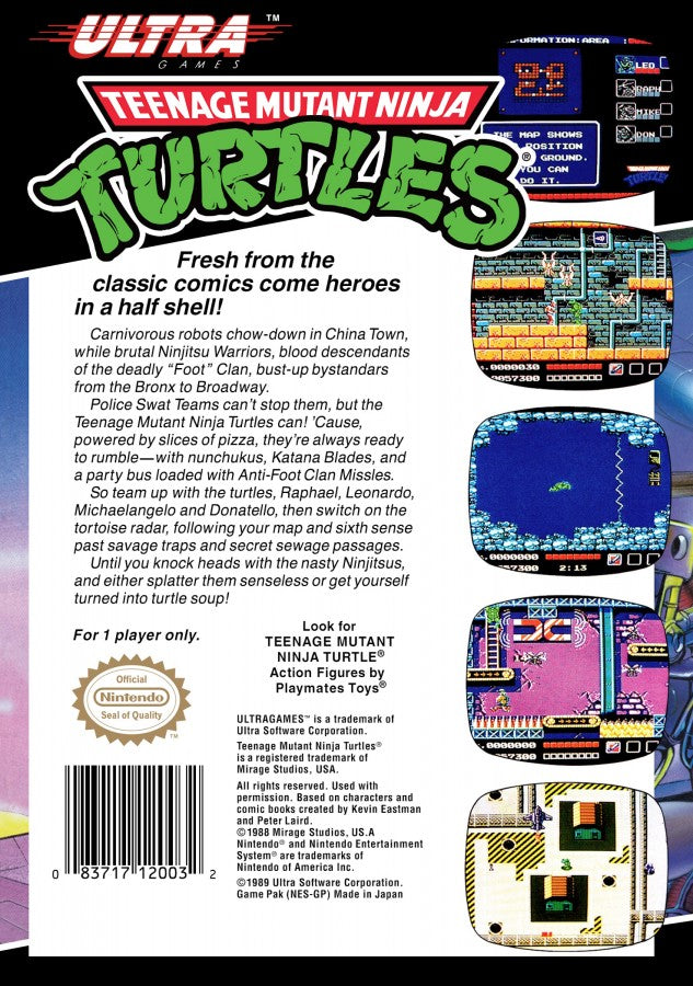 Teenage Mutant Ninja Turtles – Nintendo Entertainment System (NES)