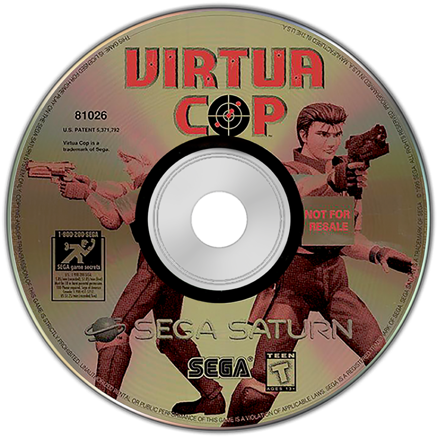 Virtua Cop [Not For Resale] – Sega Saturn (SS)