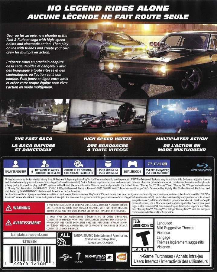 Fast and Furious: Crossroads – PlayStation 4 (PS4)
