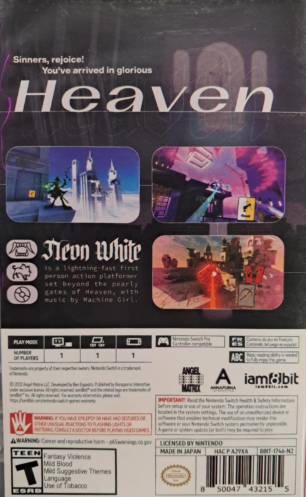 Neon White – Nintendo Switch (NS)