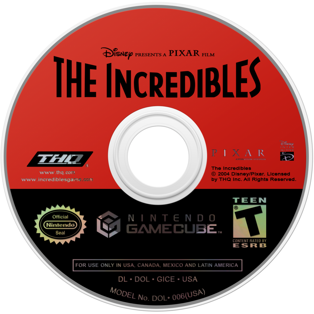 Disney Pixar The Incredibles – GameCube (GC)